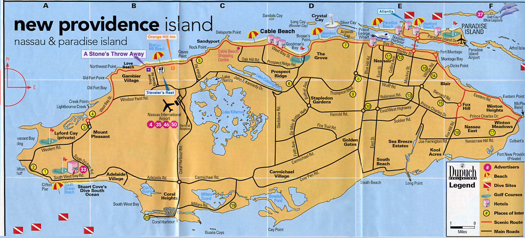 Nassau Tourist Map Printable Map Of Nassau Bahamas Pr - vrogue.co